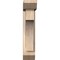 Ekena Millwork Westlake Slat Smooth Bracket w/ Offset Brace, Douglas Fir, 5 1/2"W x 18"D x 26"H BKT0604X18X26WTL06SDF - alternate 3